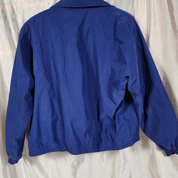 Like New Norm Thompson Zip Front Knit Lined Bomber Jacket size Medium Petite WOW - Picture 11 of 15